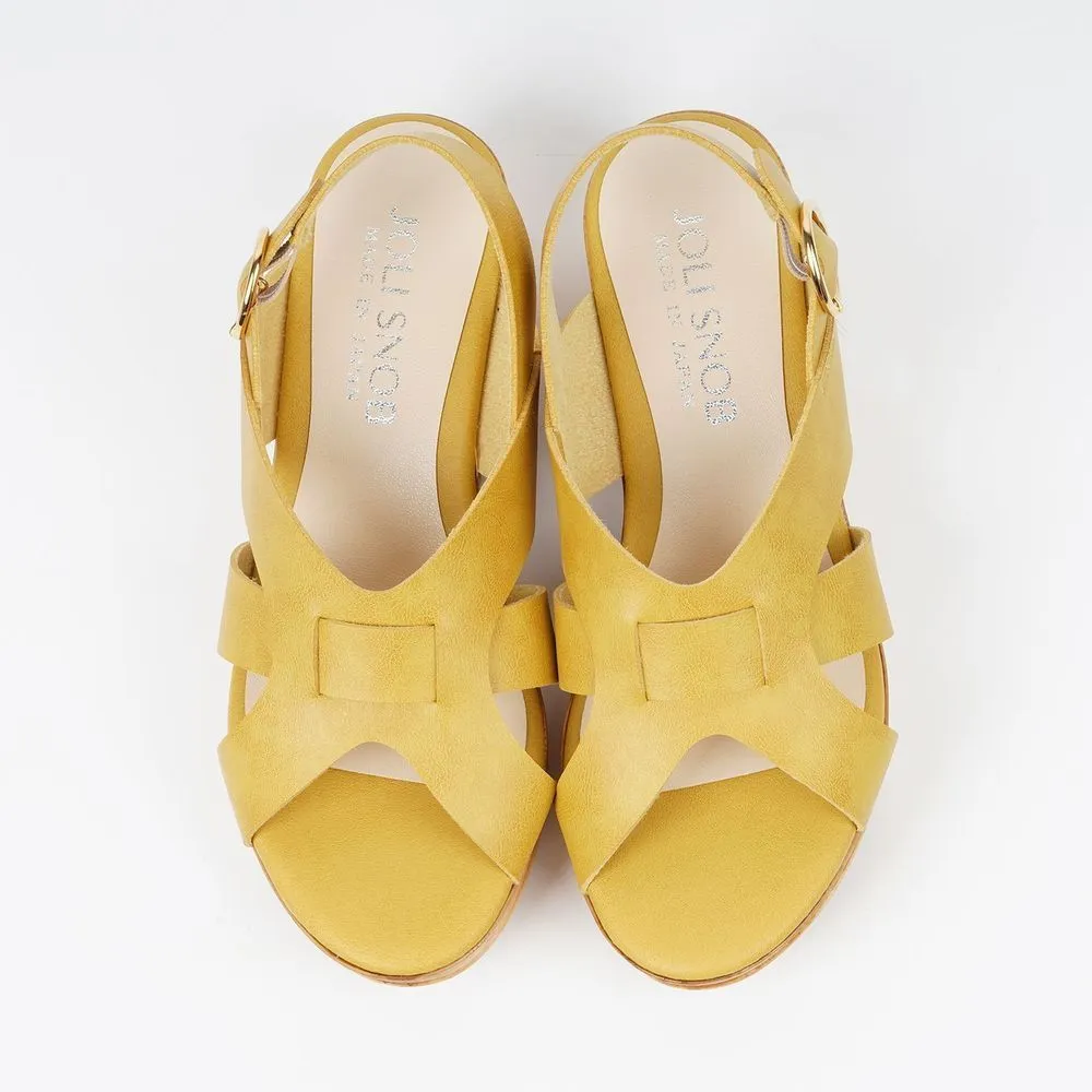 JOLI SNOB Mustard Comfort Sandals ACT-92858