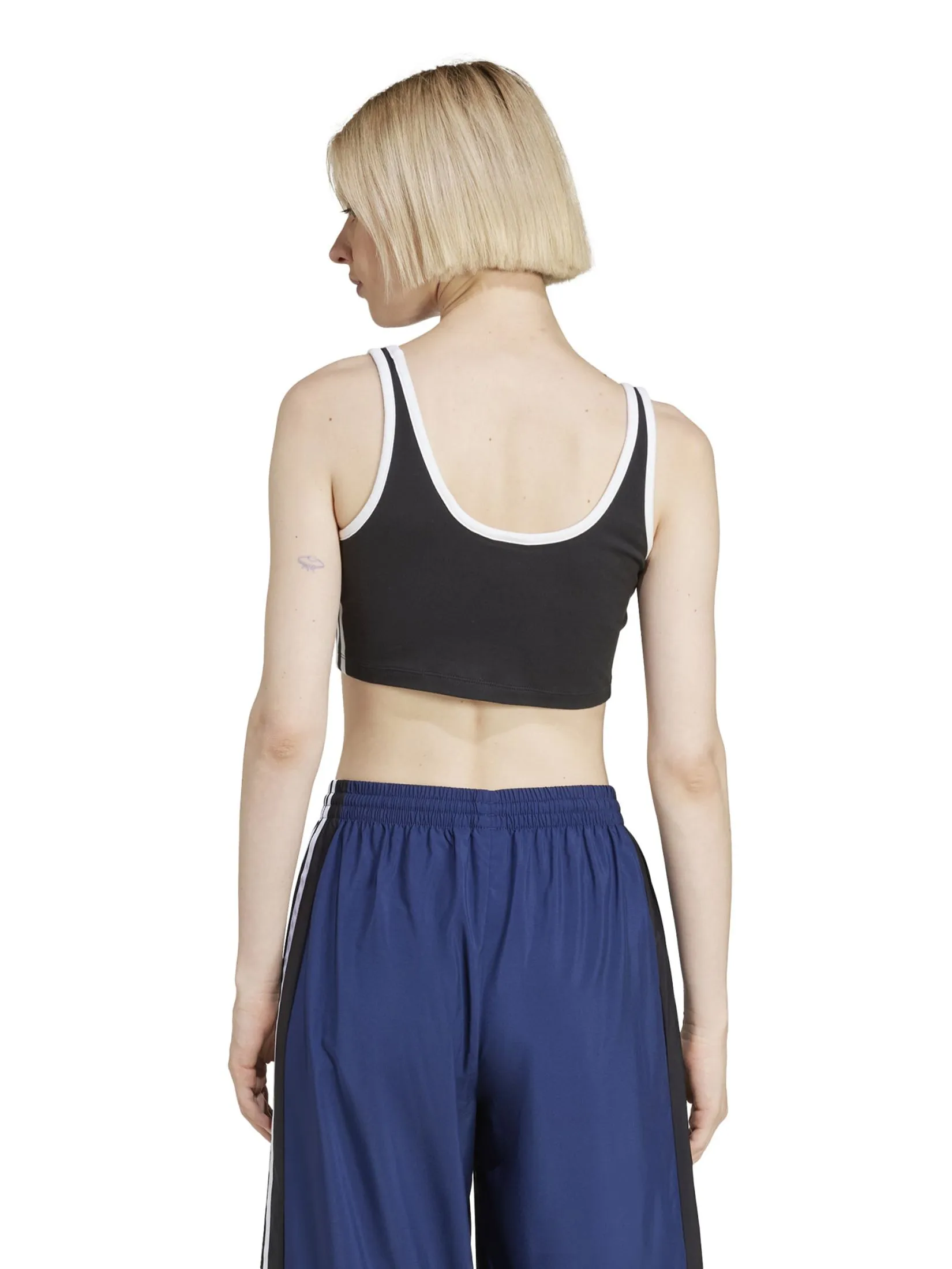 ADIDAS Women Bra Top Adicolor 3-Stripes Black / White