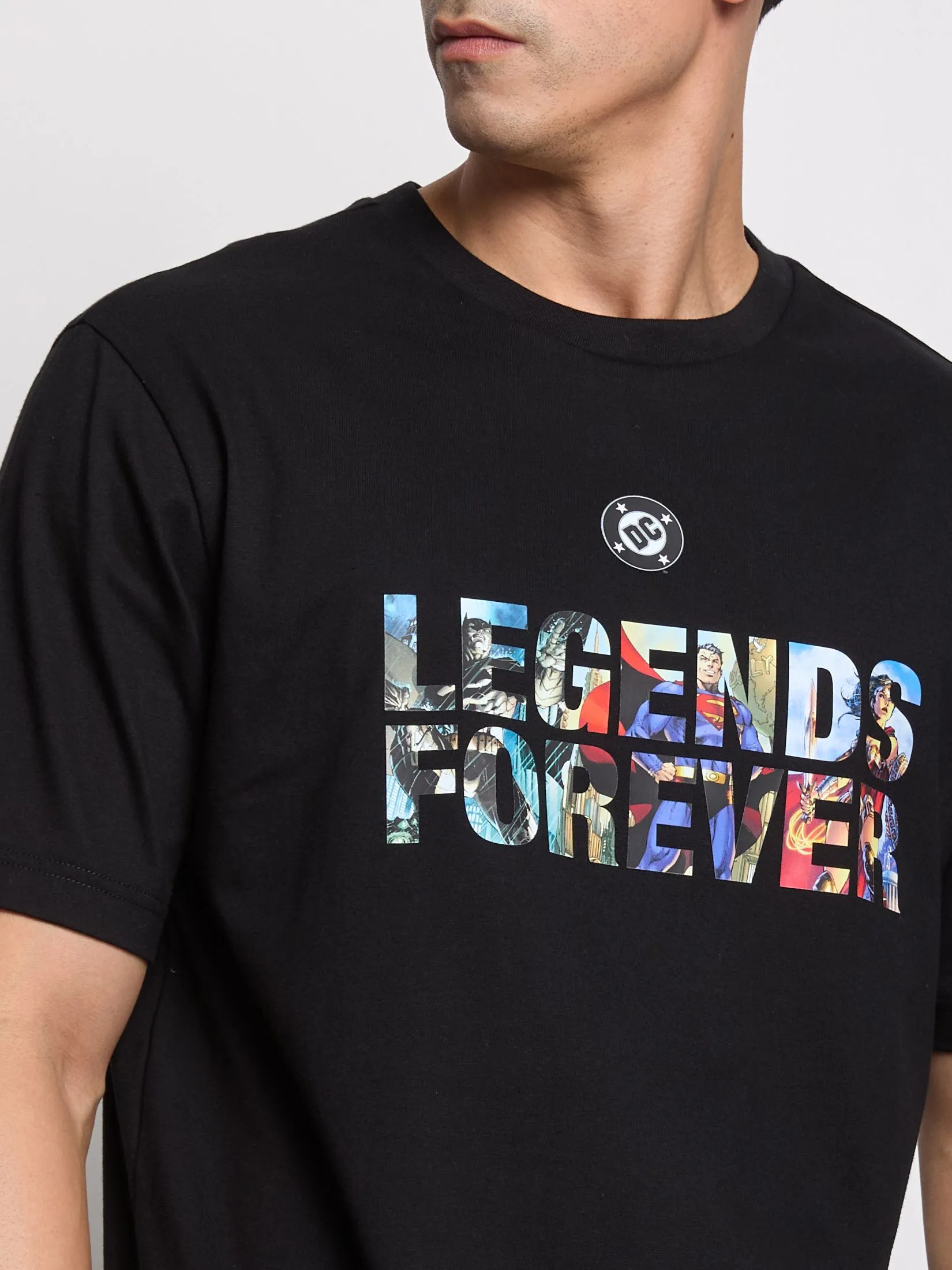 PACIFIC UNION Men T-Shirt Superman Legend Forever