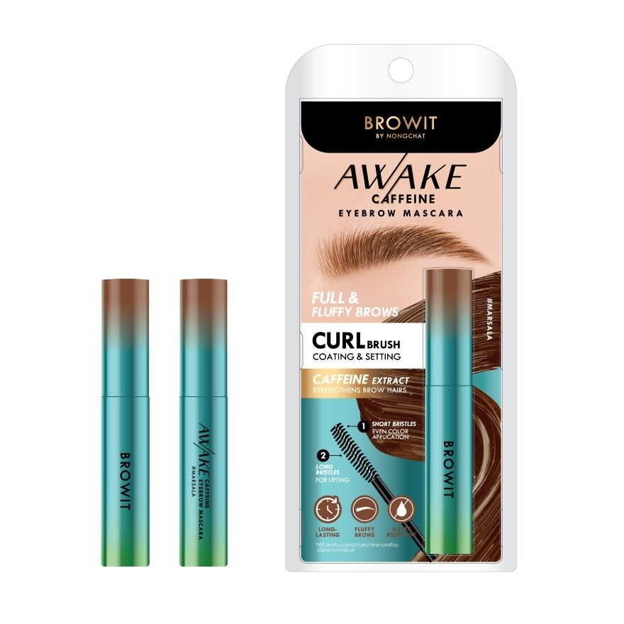 Browit Awake Caffeine Eyebrow Marsala - Marsala