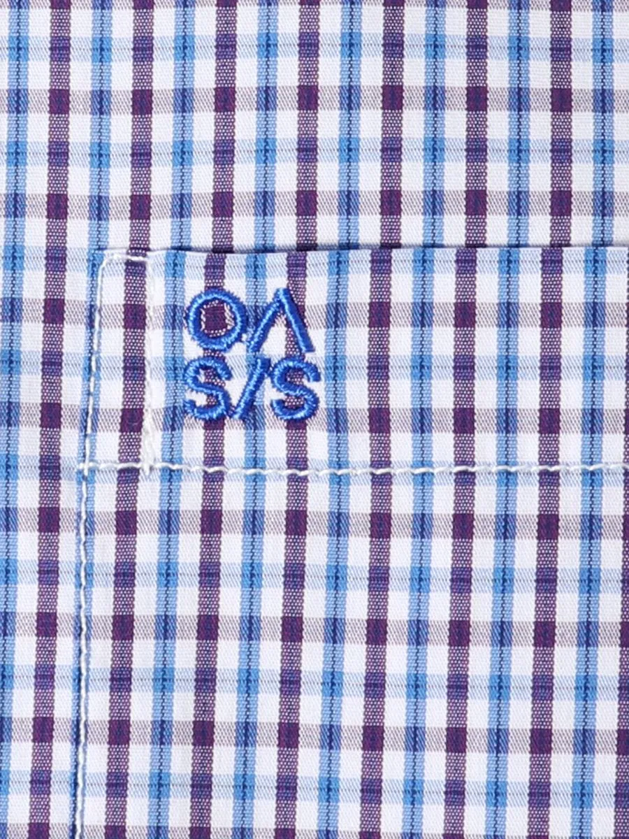 OASIS Men's Short sleeve polo shirt Purple