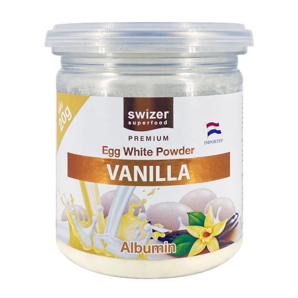Swizer Egg White Powder Vanilla 120 g - -