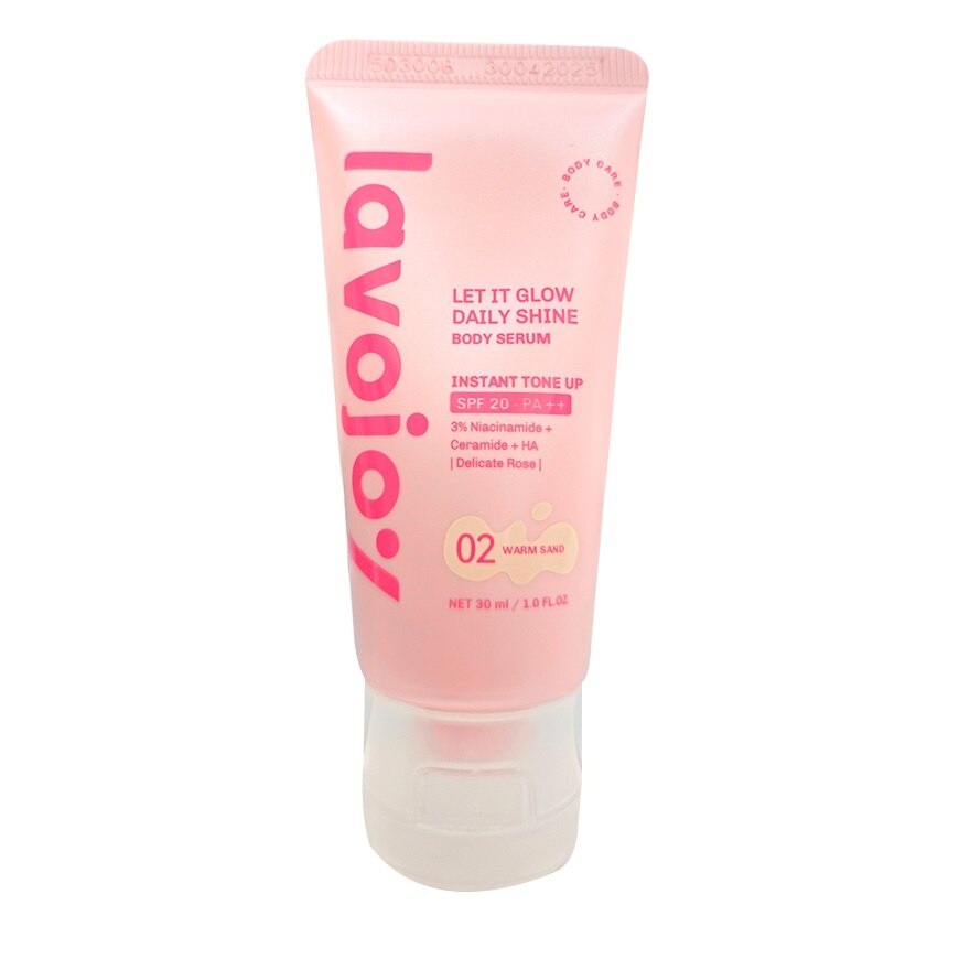 Lavojoy Body Serum Let It Glow Daily Shine Tone Up Warm Sand SPF20 PA++ 30 Ml. - Pink
