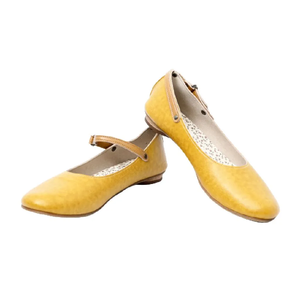 BELLE&SOFA Ballets Shoes Item JBC08-Yellow