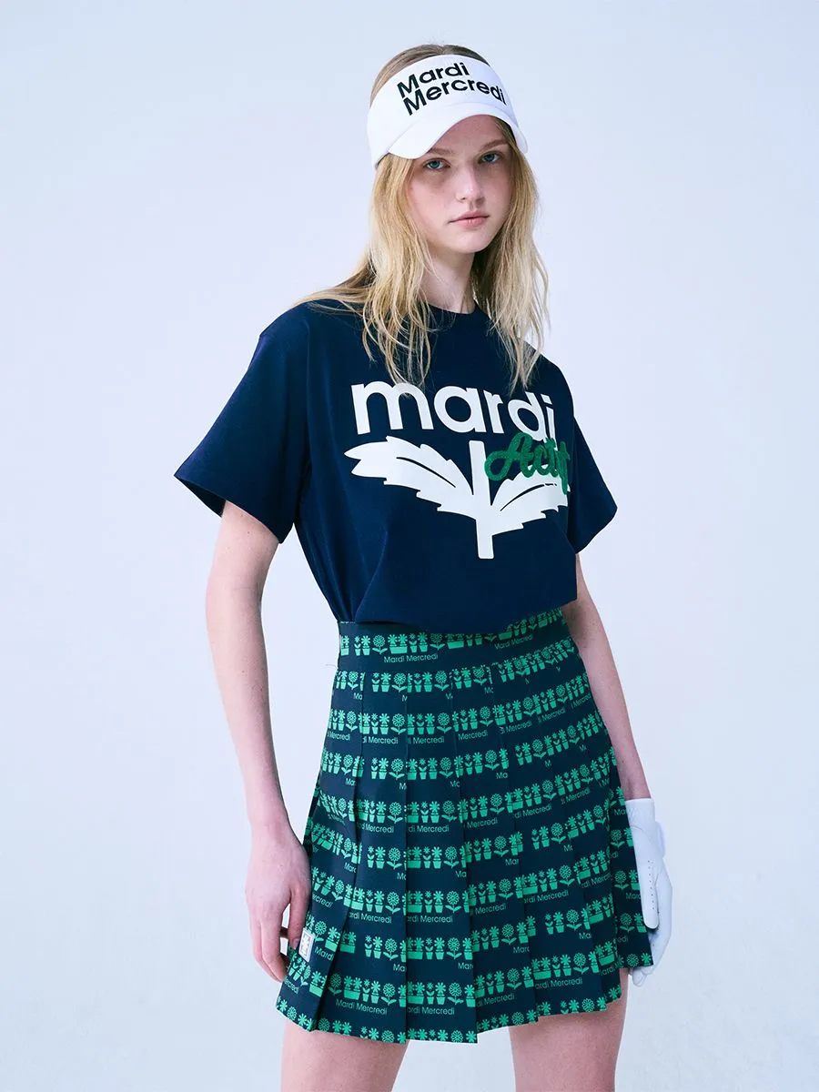 MARDI MERCREDI ACTIF T-Shirt Actif Bloommardi Navy Green F
