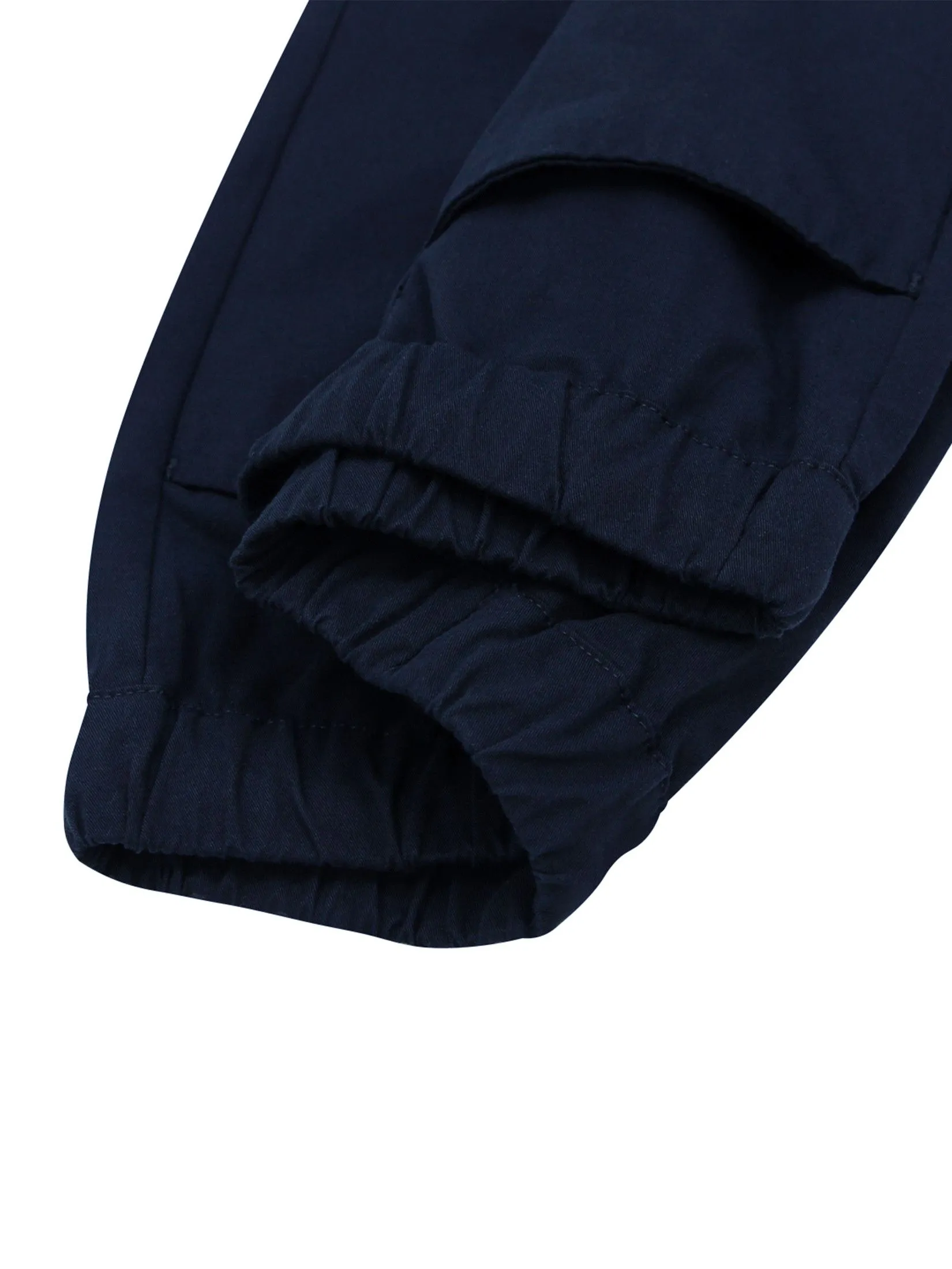 GIORDANO Women's Regular Woven Audrey Pants Navy