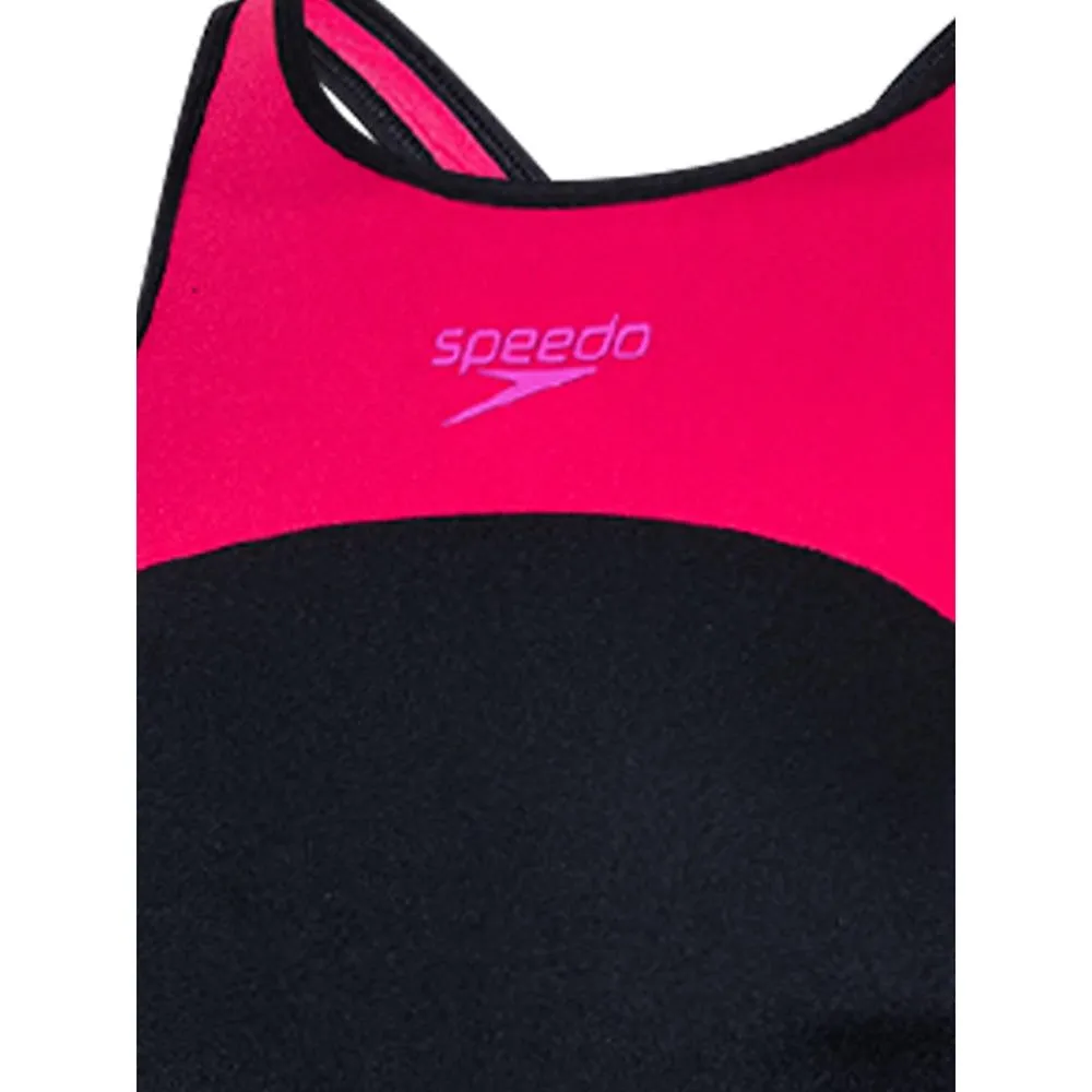 SPEEDO Women Swimsuit Highneck Splice Crossback Black - SP111SP434EGTH