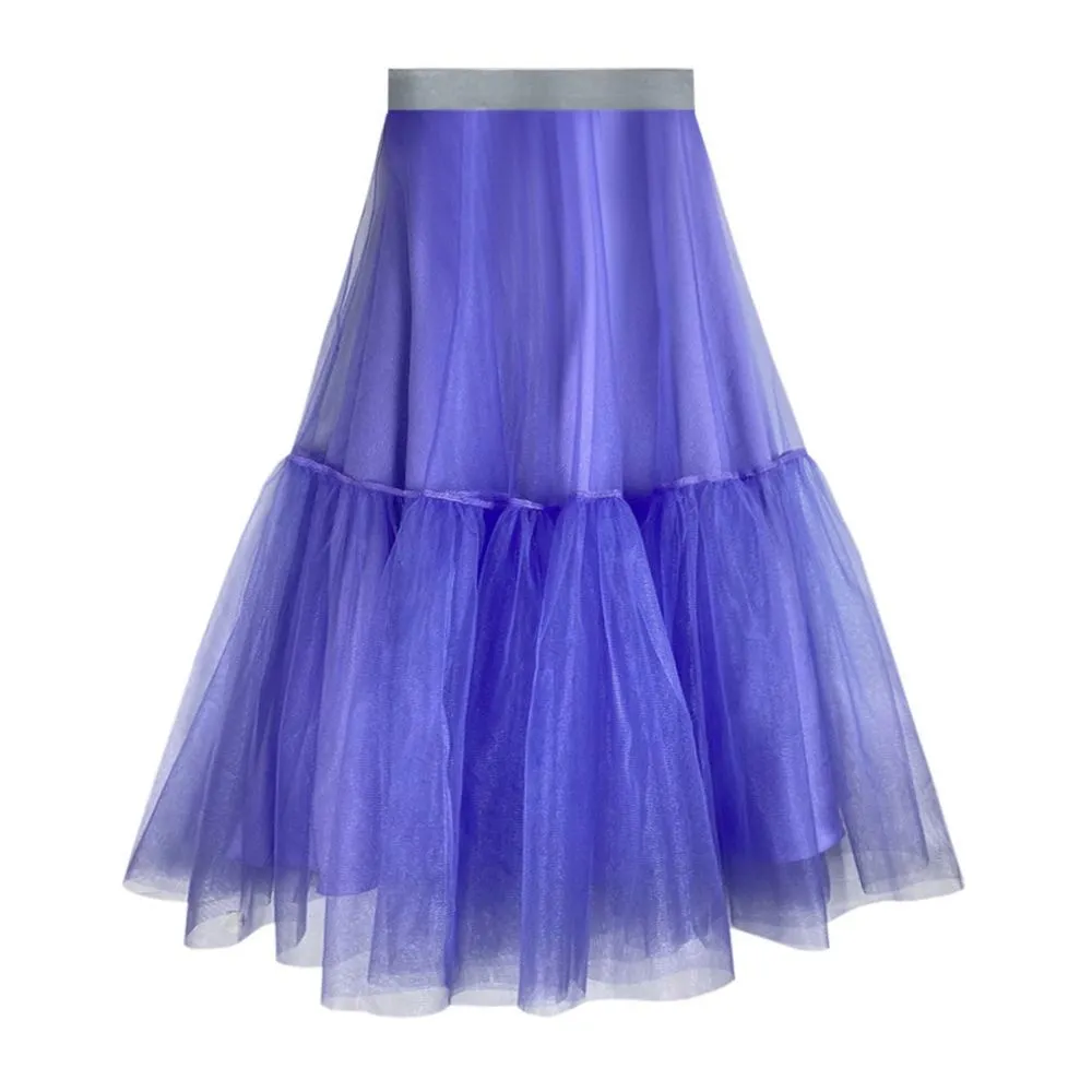 ICONIC PURPLE TULLE SKIRT