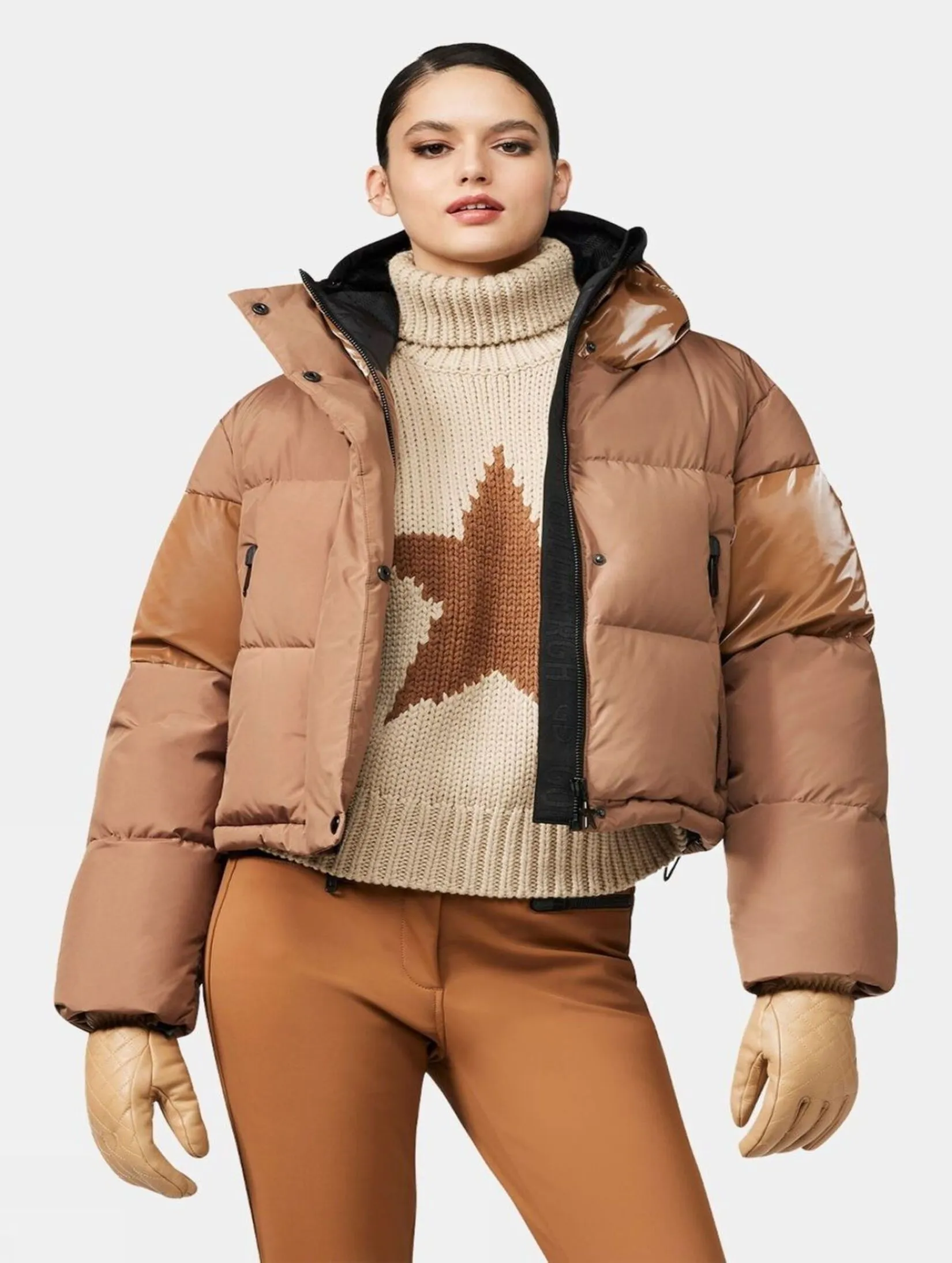 GOLDBERGH ARLETH SKI JACKET IN MOCHA