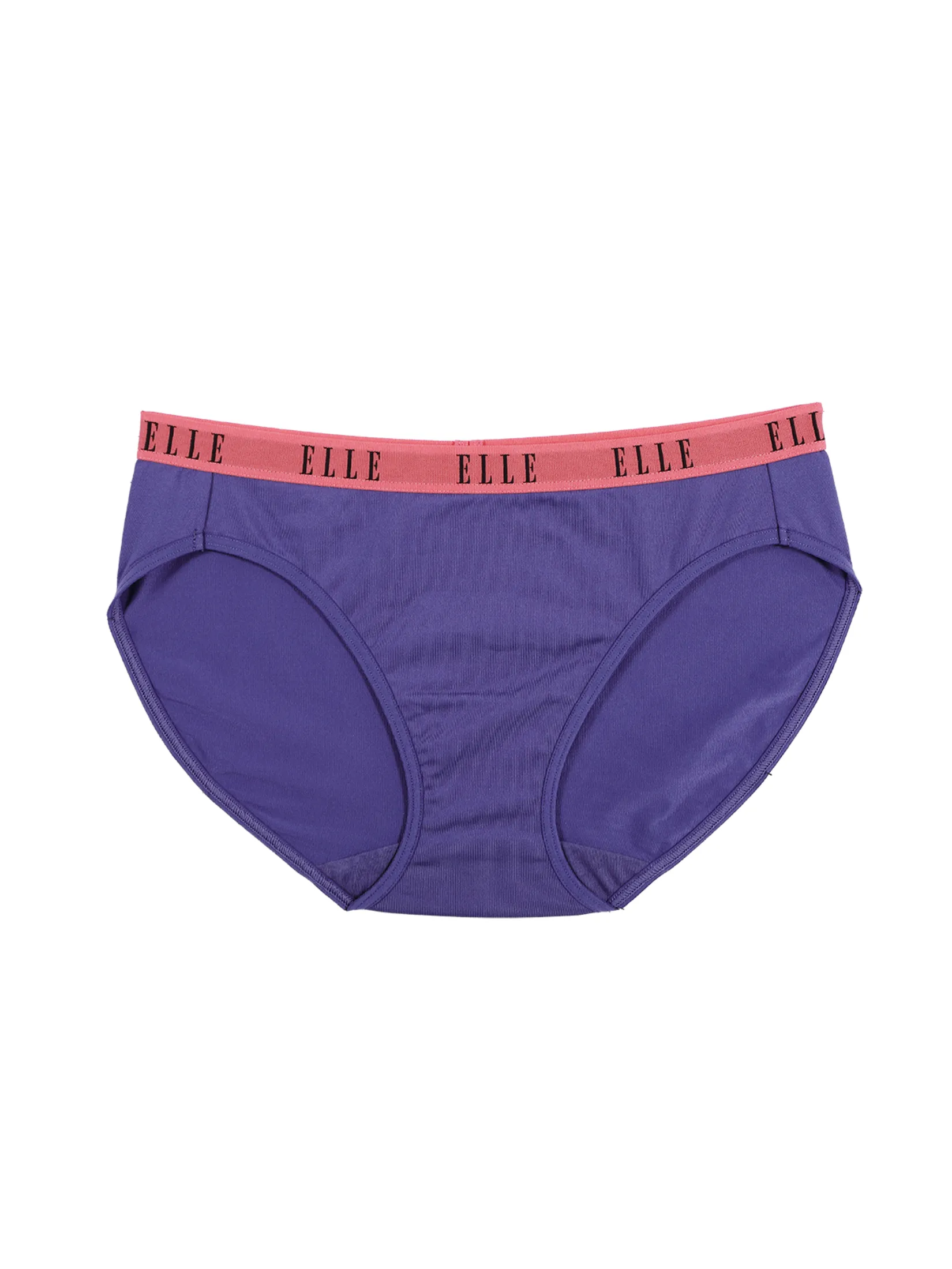 ELLE LINGERIE Women’s Bikini Lowrise Panty LU2813 - Purple Size - M