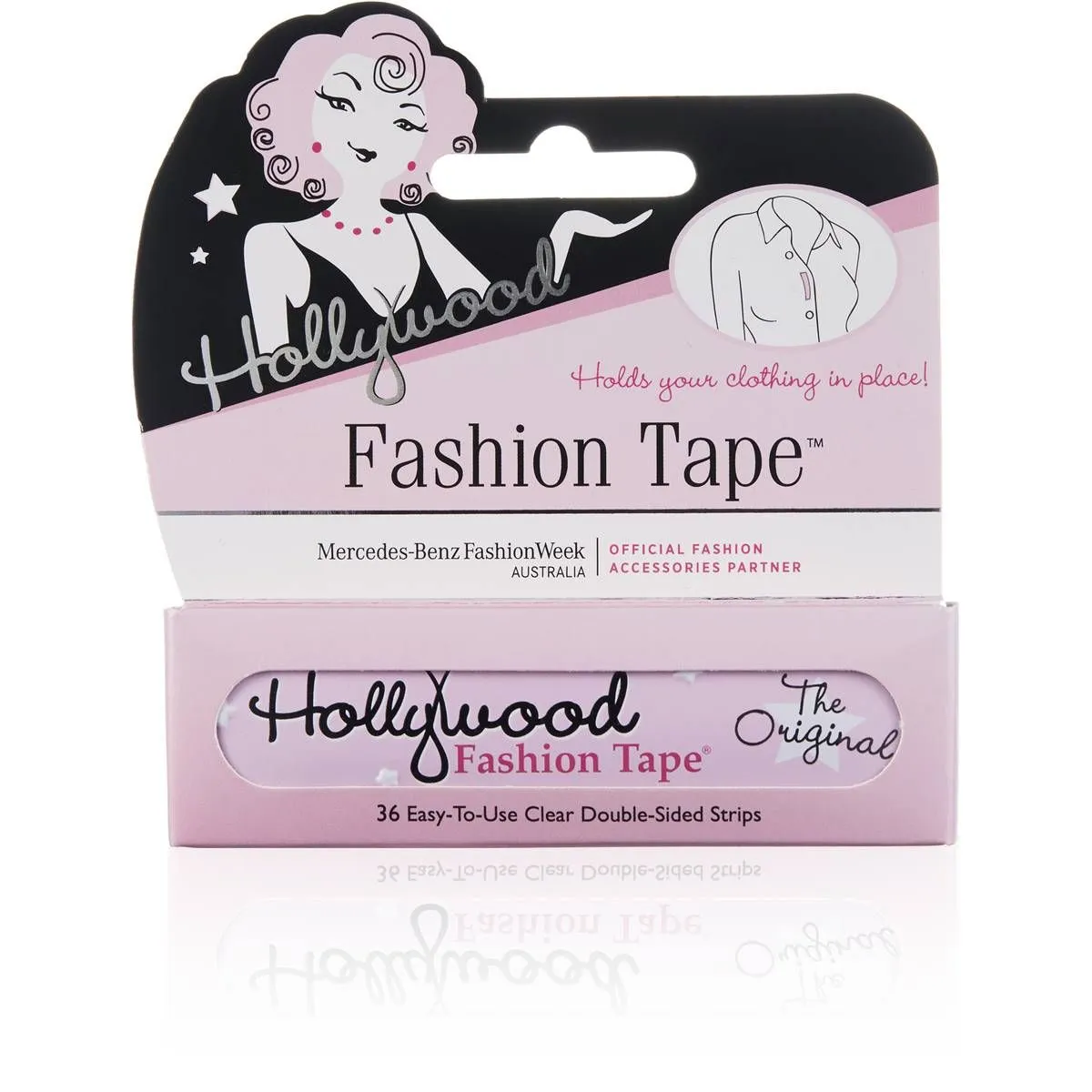 HOLLYWOOD FASHION SECRETS Clear Fashion Tape  Tin