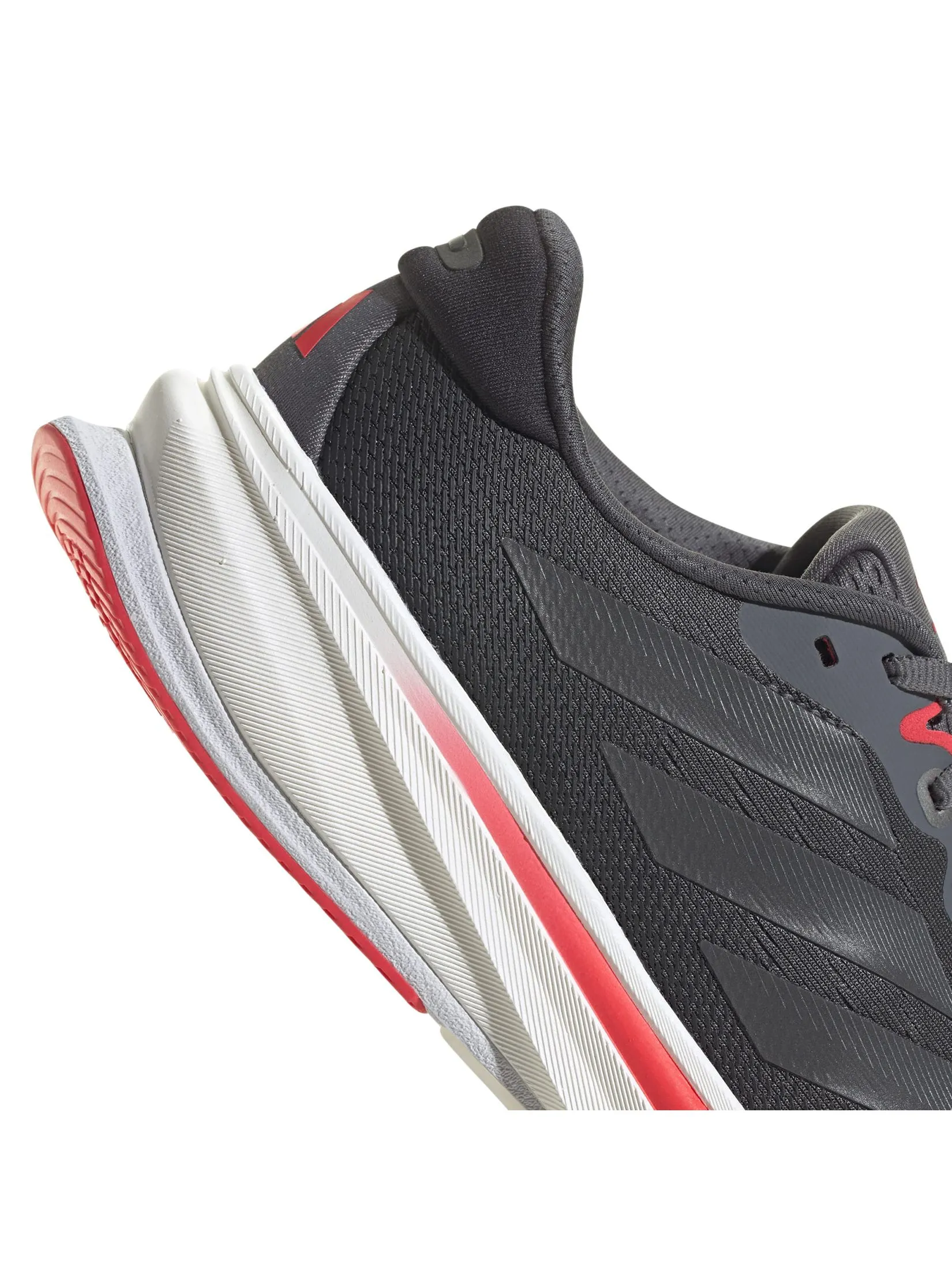 ADIDAS Men Running Shoes Supernova Rise 2 JQ4739 Grey Five / Night Metallic / Lucid Red