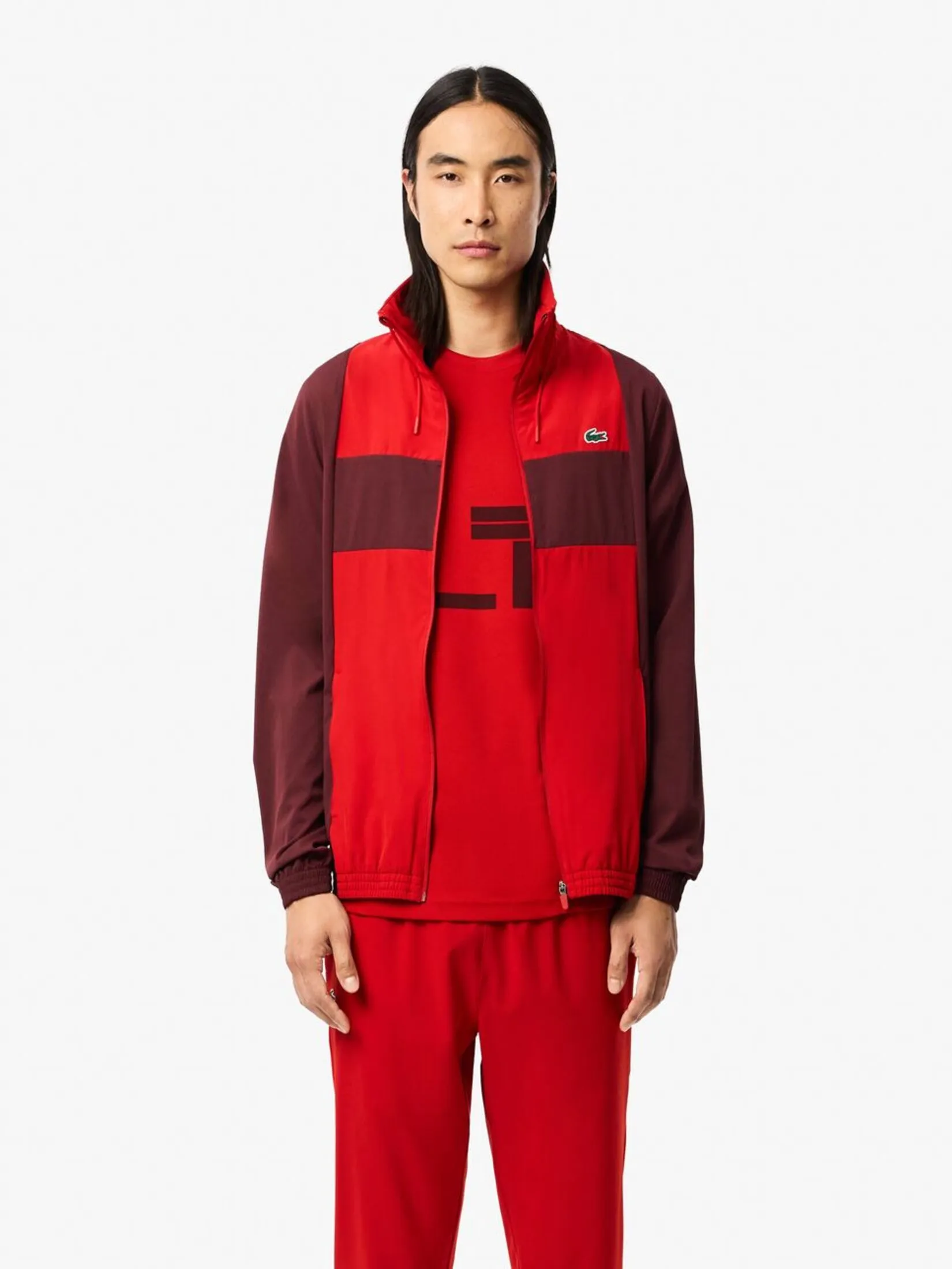 LACOSTE Lacoste Tennis x Novak Djokovic T-shirt Red