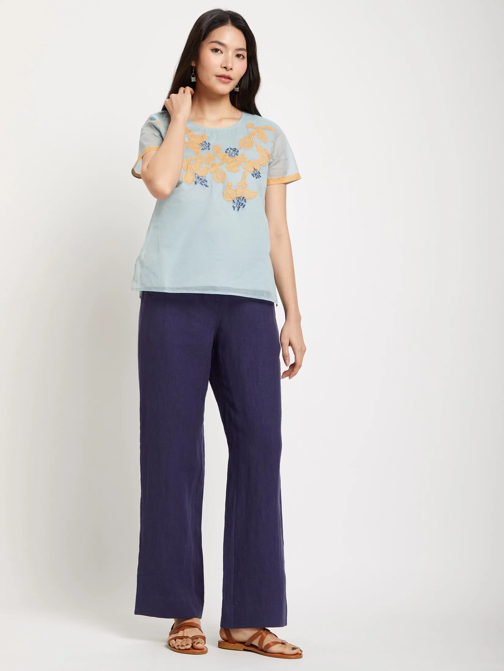 JOURNAL Women Blouse Short Sleeves Print