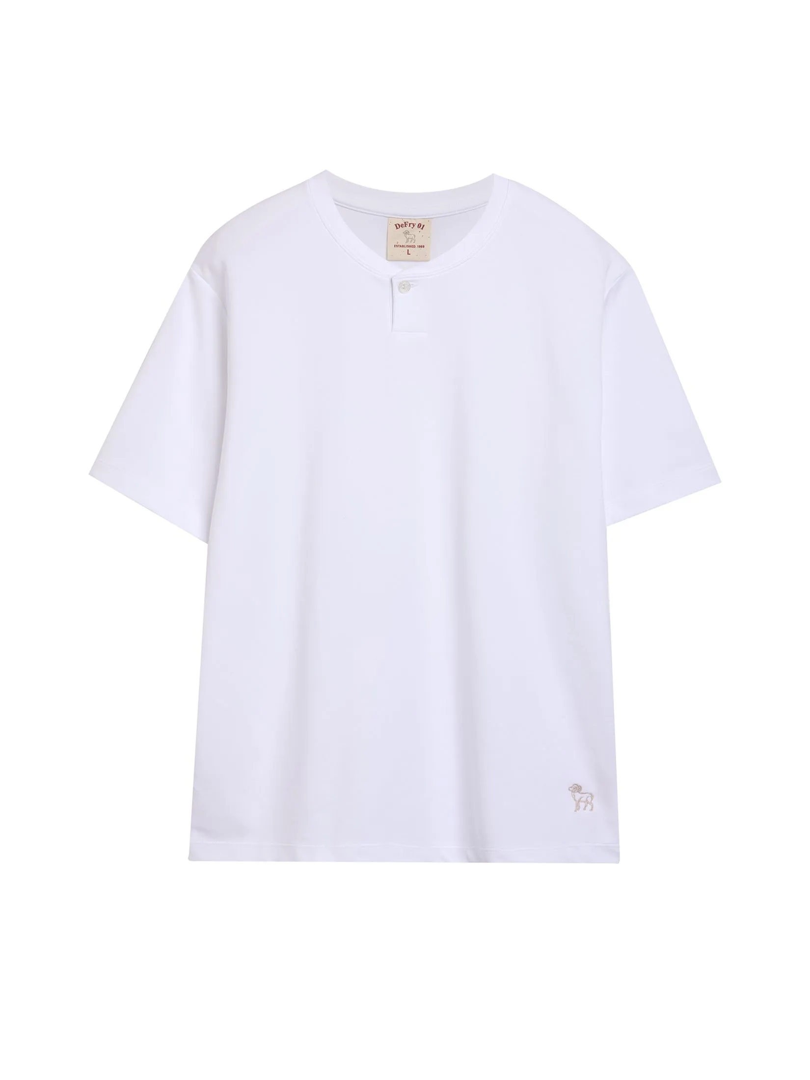 DEFRY 01 Men T-Shirt Henley Short Sleeves 2506USSM012