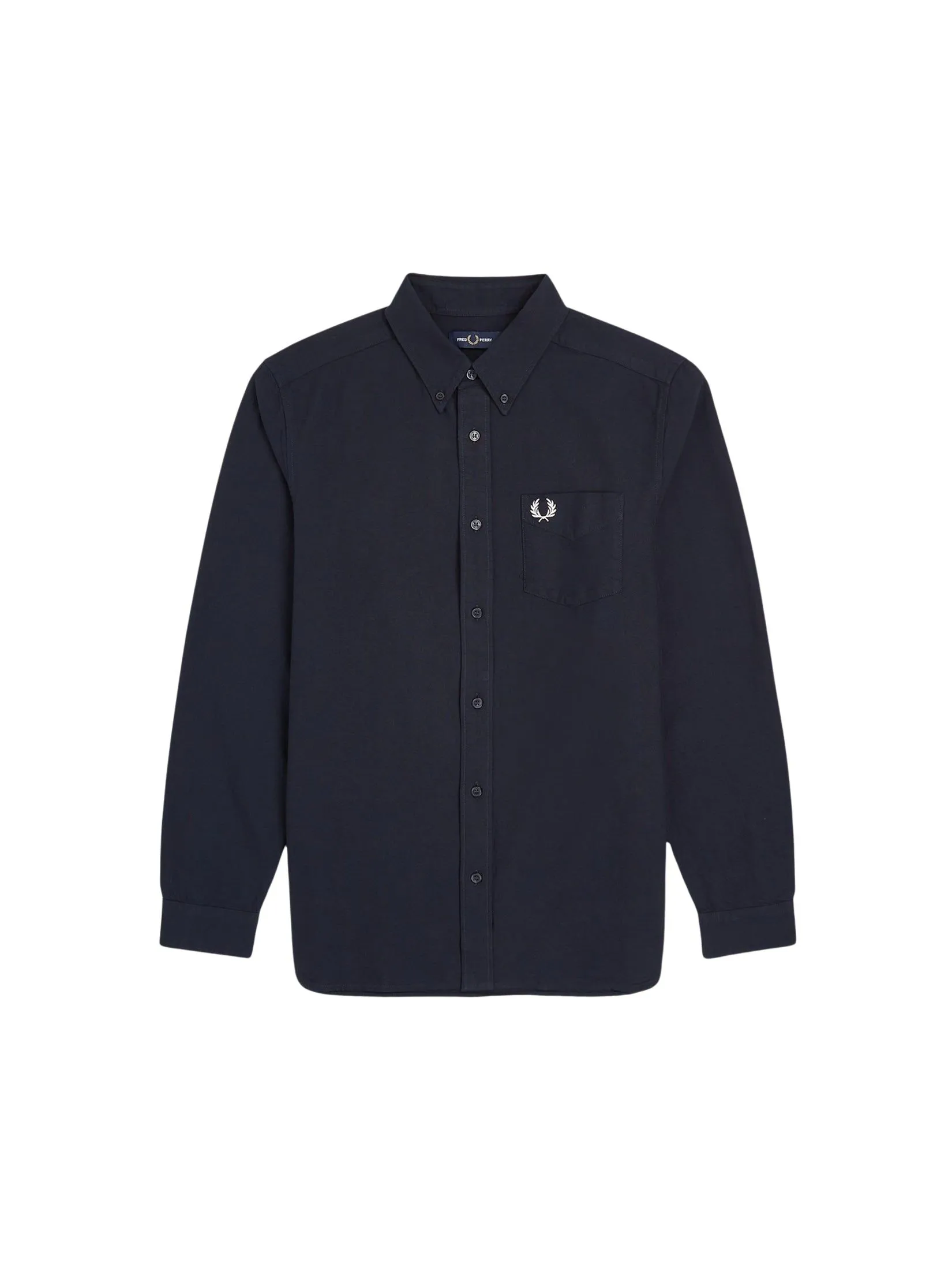 FRED PERRY #Men OXFORDSHIRT Navy Blue