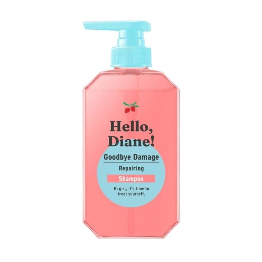 Hello Diane Shampoo Goodbye Damage Repairing 400 Ml. - Peach