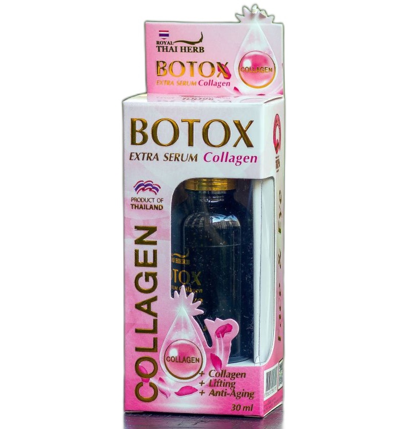 Коллагеновая сыворотка с эффектом ботокса Royal Thai Herb 30 мл