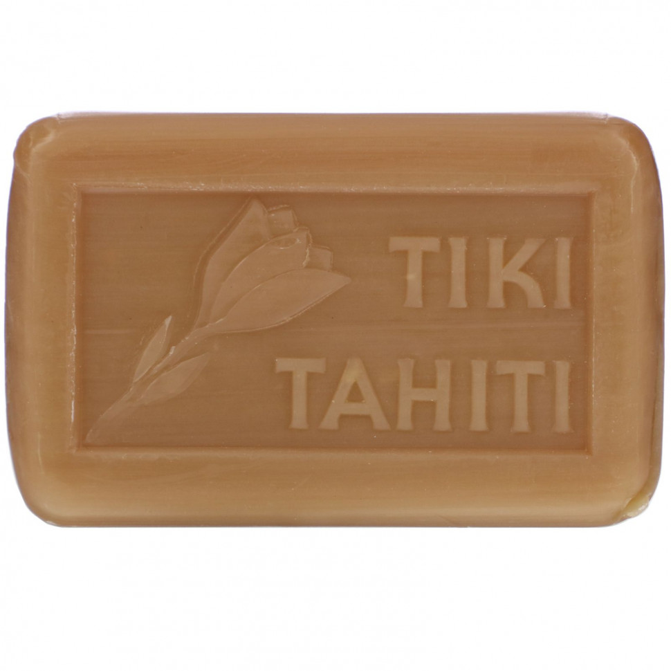 Monoi Tiare Tahiti, Мыло французского помола, обогащенное монои, с ароматом тиаре, 130 г (4,55 унции)