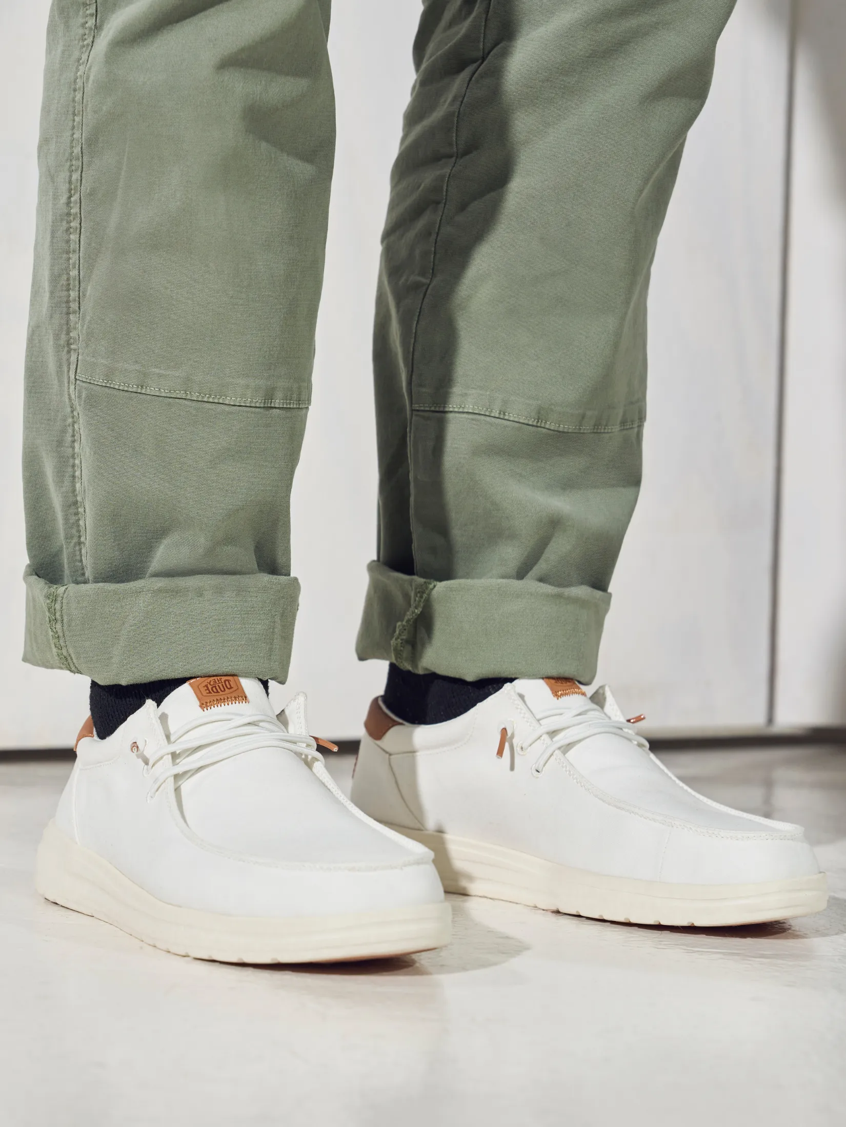 HEYDUDE PAUL CANVAS - WHITE