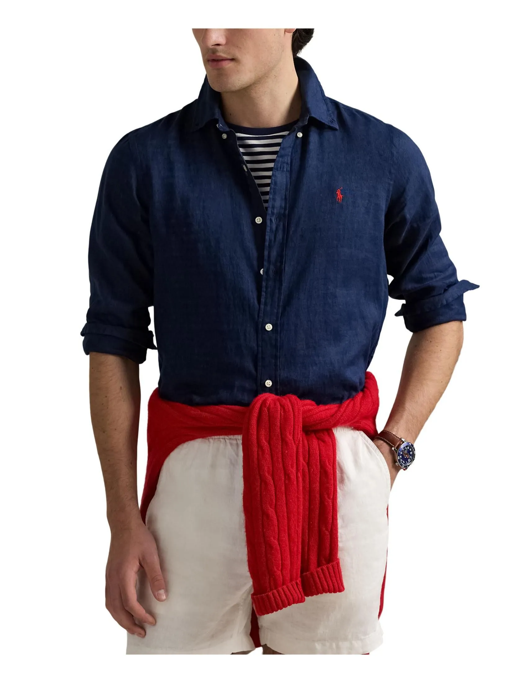 POLO RALPH LAUREN Shirt Men MNPOWOV16824118 Navy