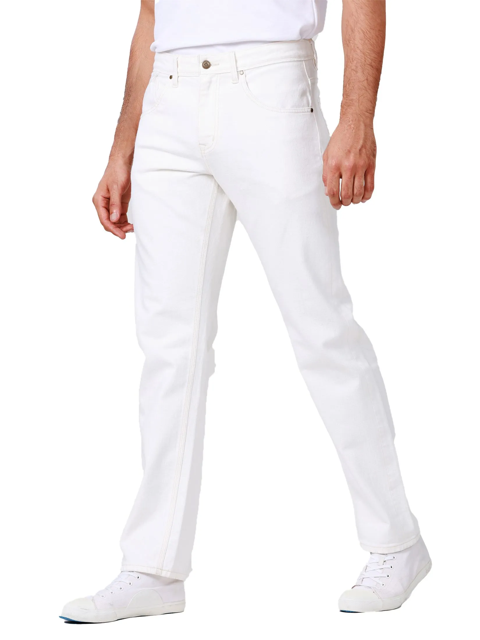 JOHN HENRY Men's Jeans (Regular Fit) DENIM Off-White