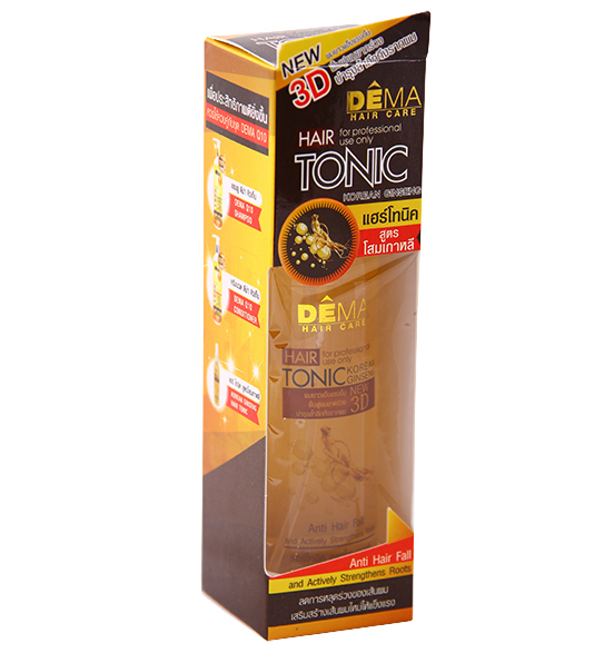 Тоник с женьшенем против выпадения волос, стимулирующий рост Genive Dema 120 мл