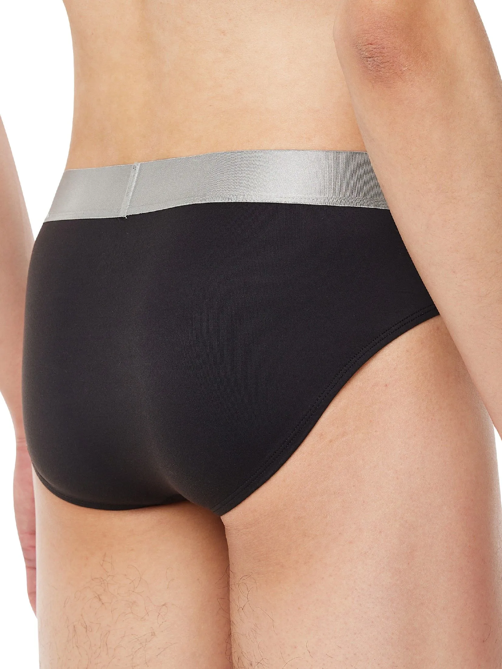 CALVIN KLEIN Men's Brushed Micro Jersey Hip Brief Black