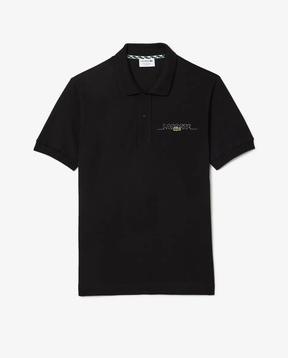 LACOSTE French Made Classic Fit L.12.12 Polo Shirt Black