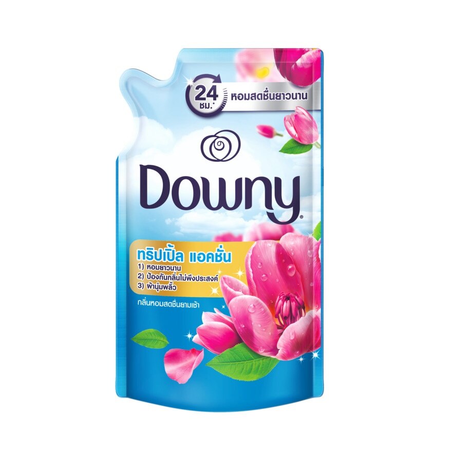 Downy Concentrated Fabric Softener Sunrise Fresh Refill 480 Ml. - Blue