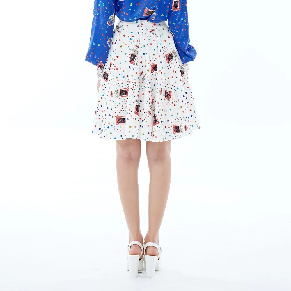 ICONIC WHITE REFINED SKIRT