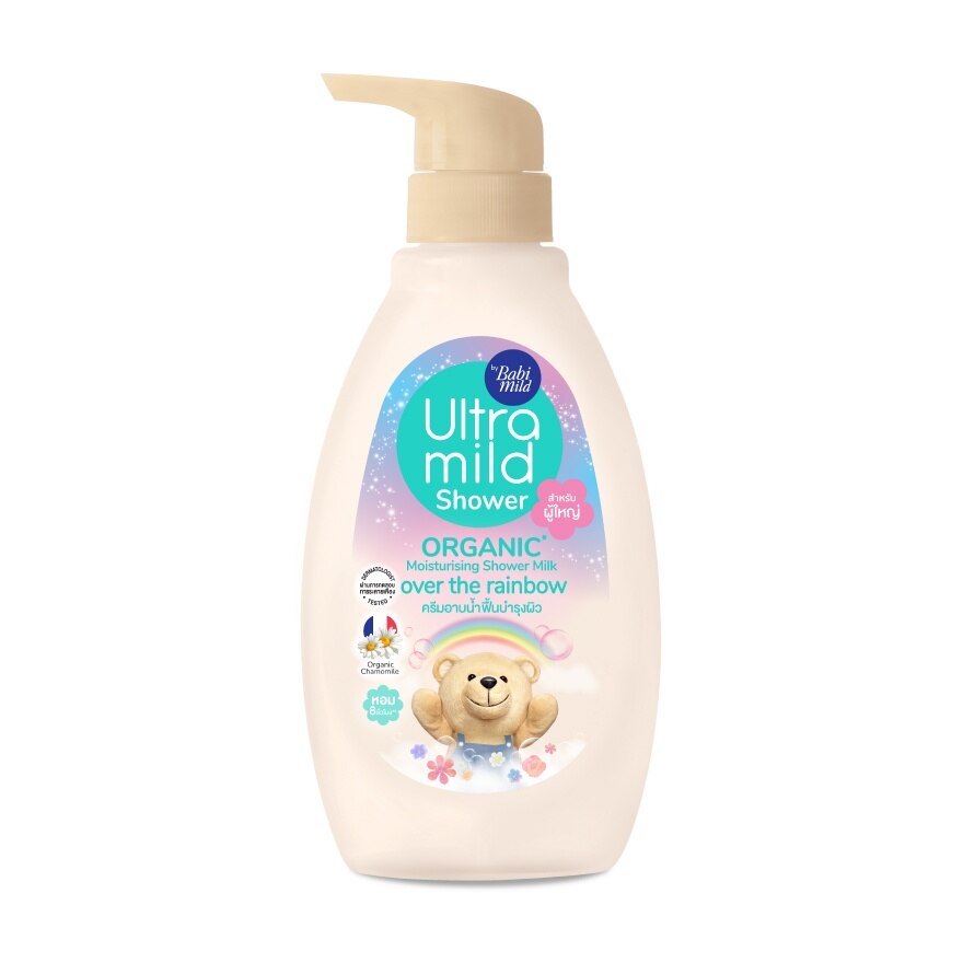 Ultra Mild By Babi Mild Organic Shower Milk Over The Rainbow 380 Ml.
