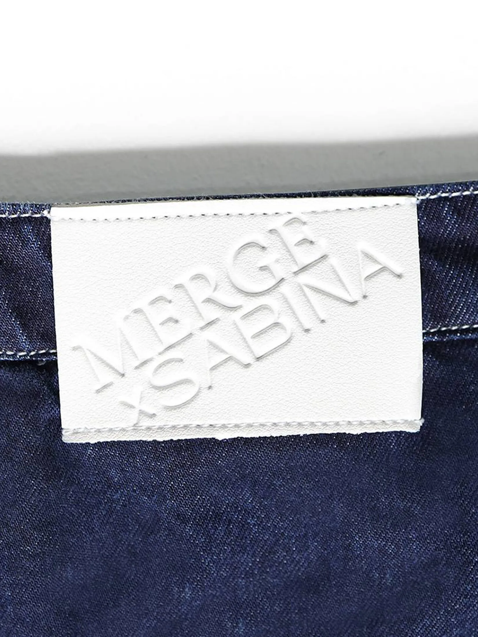 SABINA MERGE X SABINA Woman Yara Denim Skirt - Dark Blue