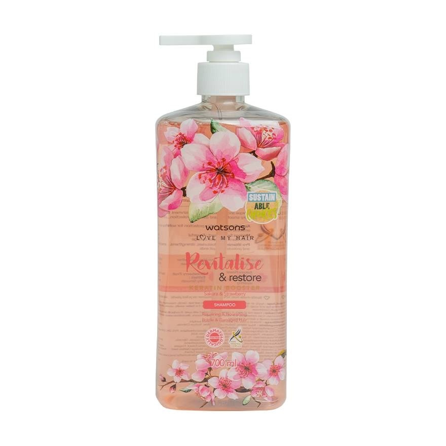 Watsons Sakura  Strawberry Shampoo 700ml.
