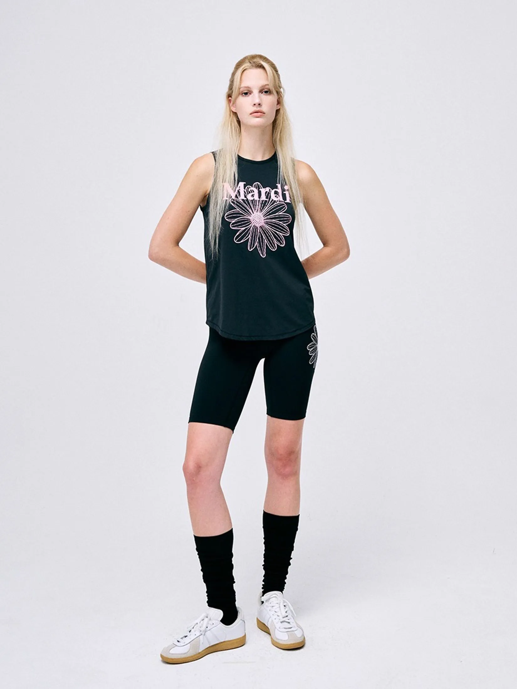 MARDI MERCREDI ACTIF Airlift Sleeveless Tank Top Flowermardi