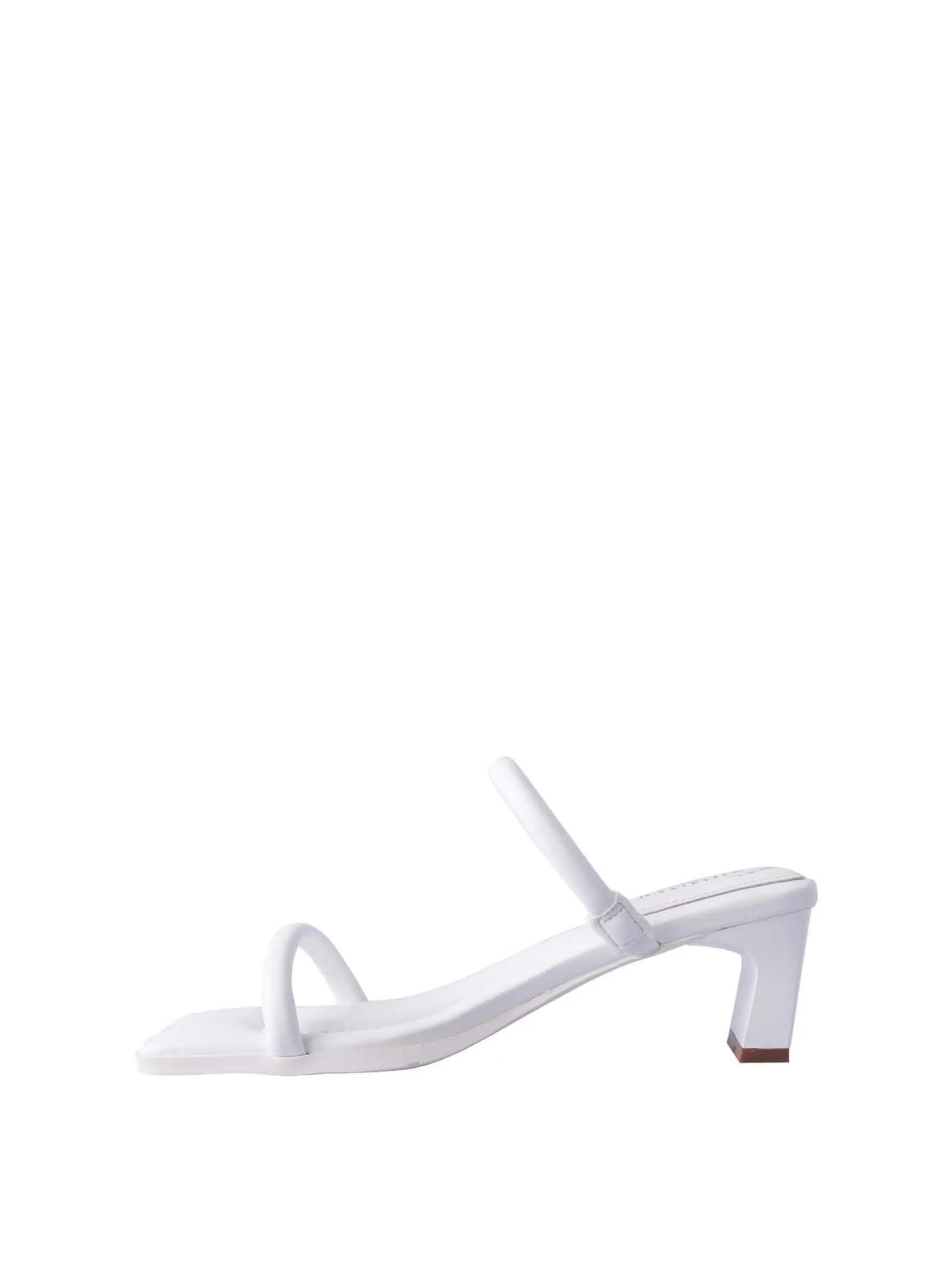 VILLAINS SF KINSLEY Women's Comfort Heeled Sandals WHITE