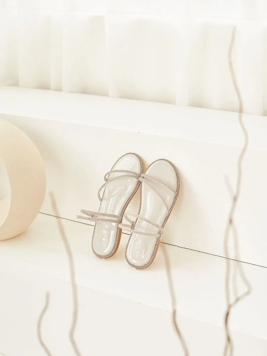 BUCKLE ME Sandals Twinkle BM19-SILVER Silver