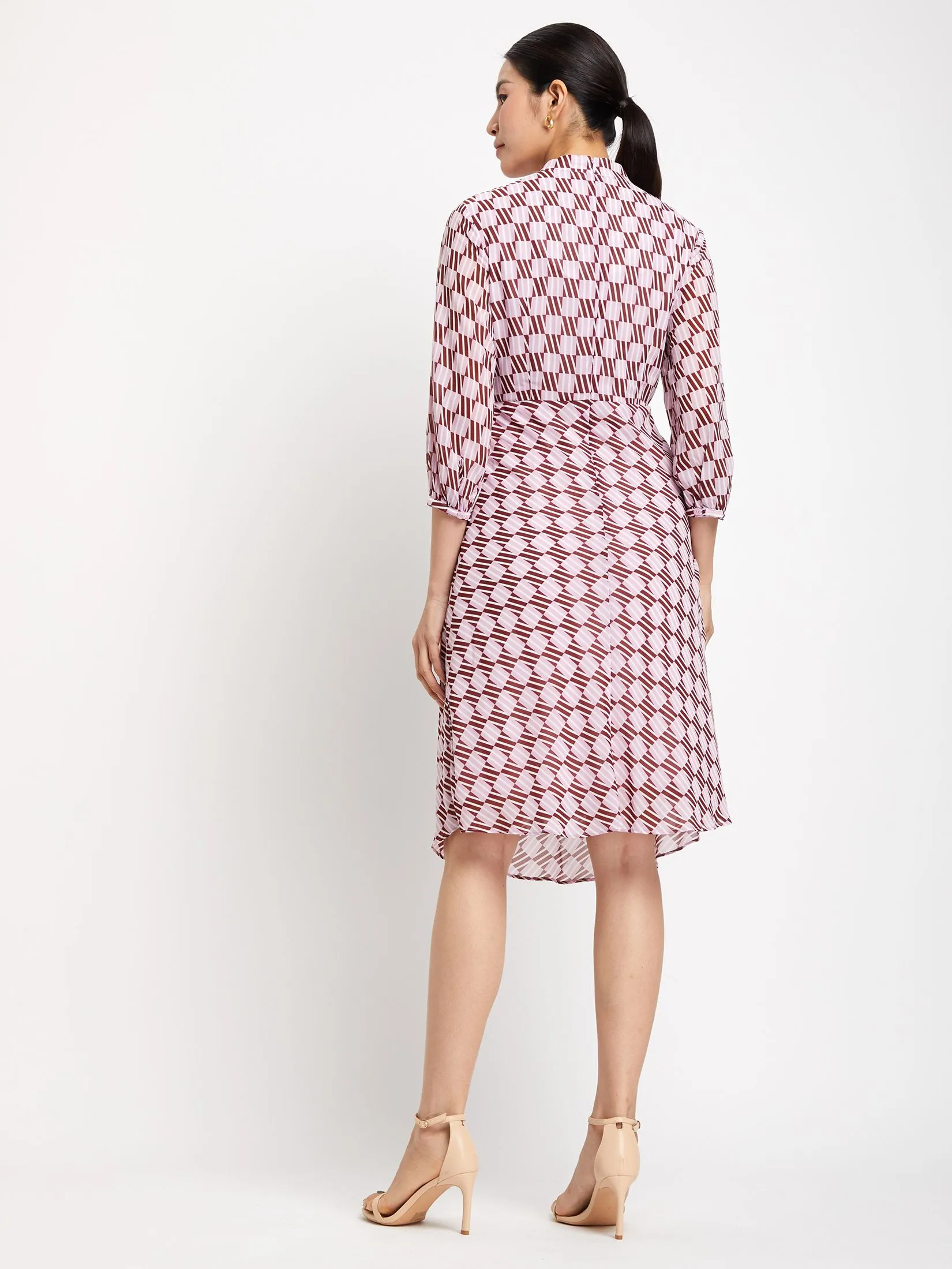 EXPRESSIONS Women Dress Long Sleeves Print