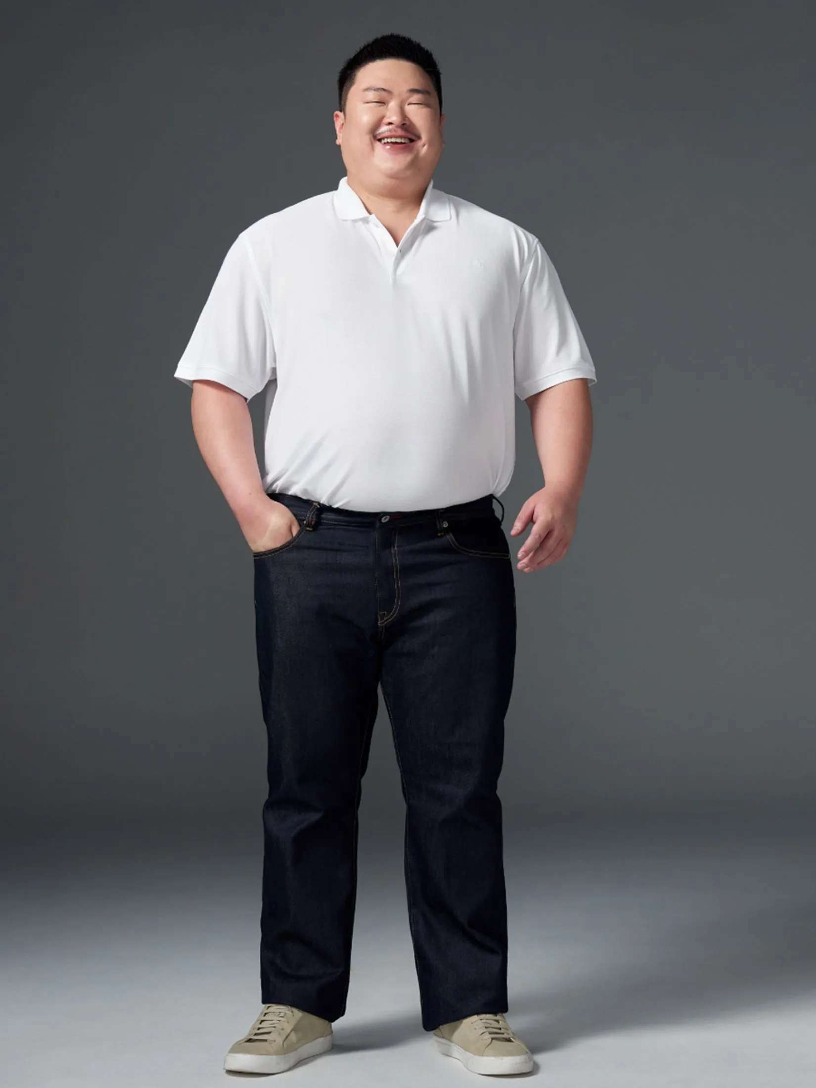 GQ Men Polo Minimal Bear Size