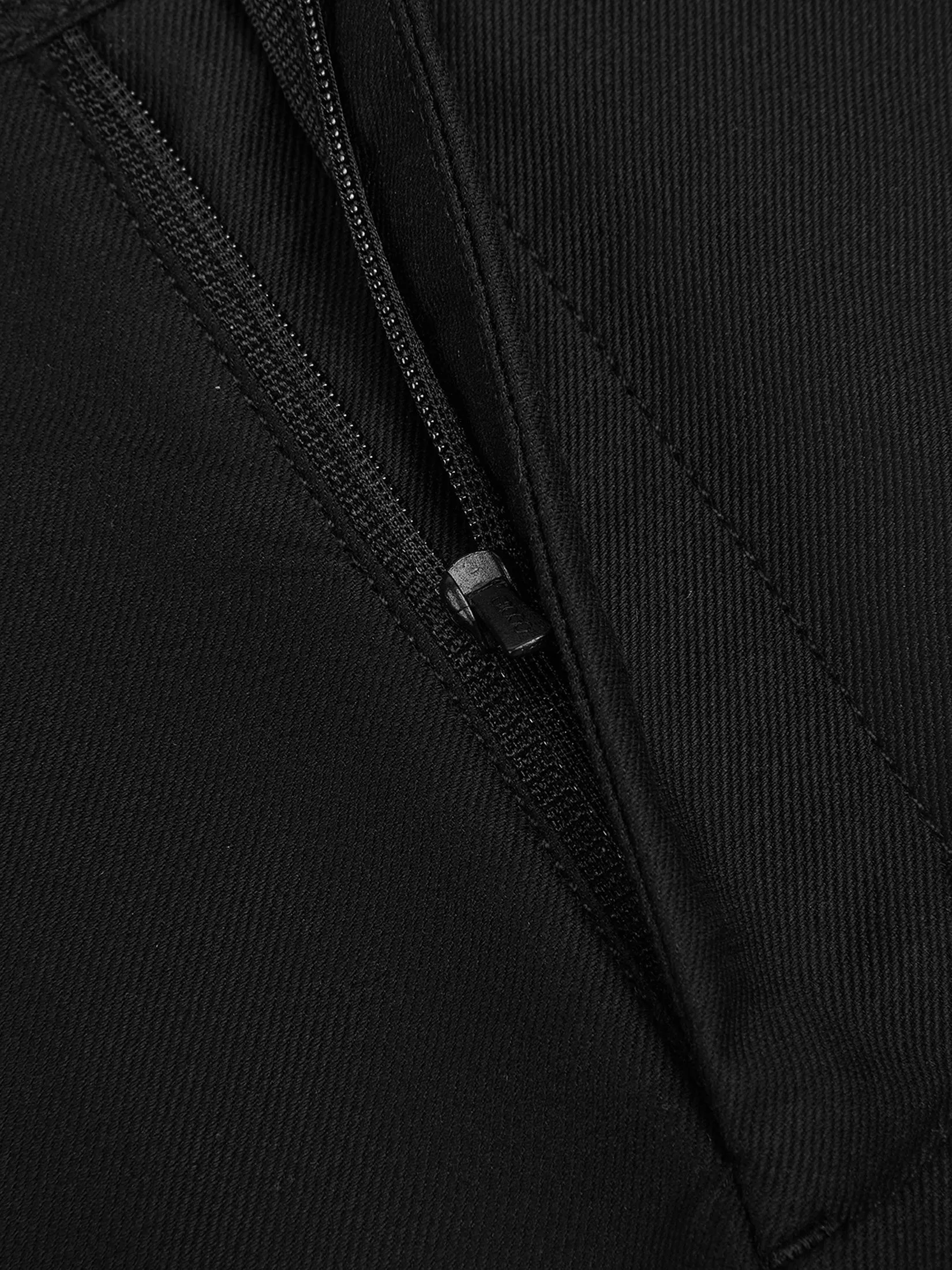 G2000 Men Clothing Soft Cotton Rich Stretch Twill Casual Pants  Extra Slim Fit - Black