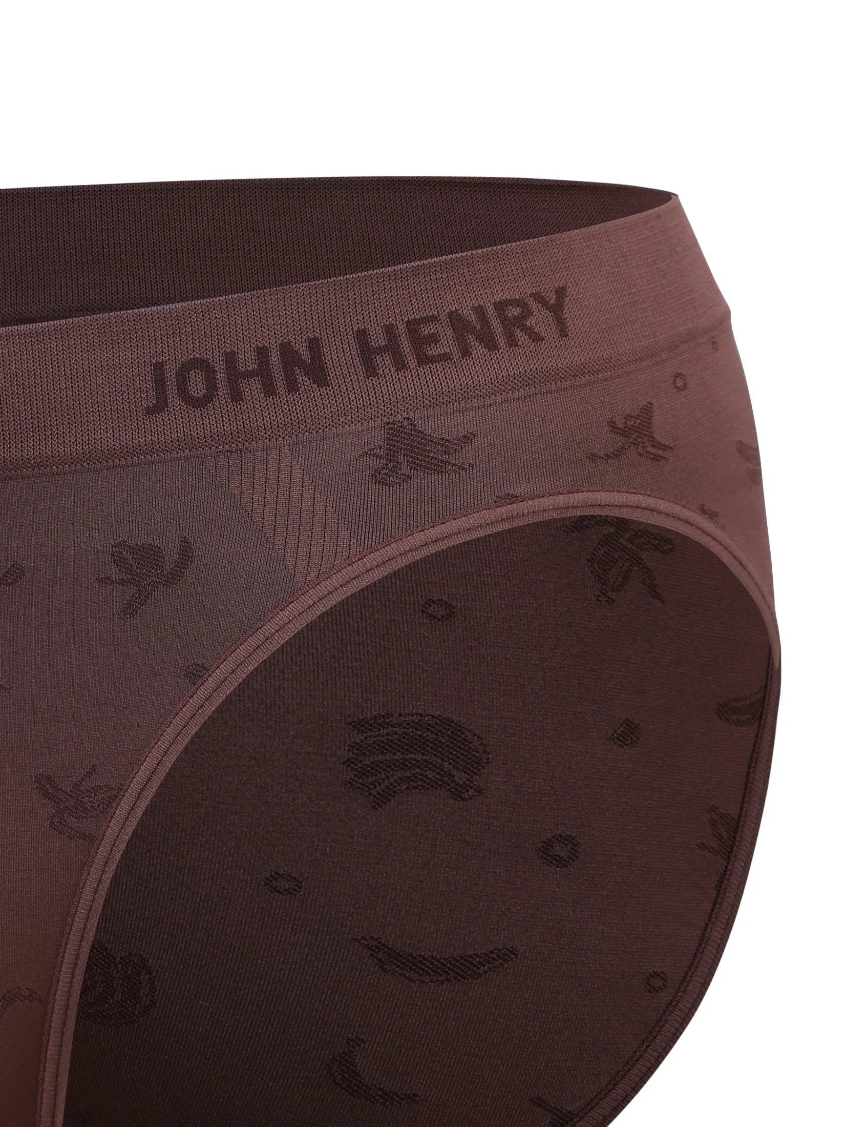 JOHN HENRY INNERWEAR Brief Men s Seamless Fashion - Brown
