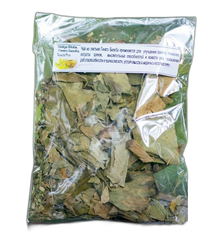 Чай из листьев гинкго билоба для укрепления памяти и интеллекта 40 гр