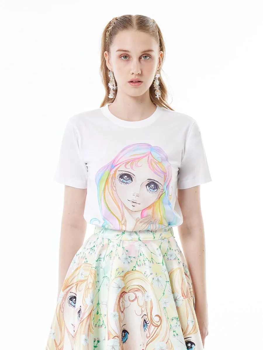 ICONIC WOMAN RAINBOW STELLA T-SHIRT