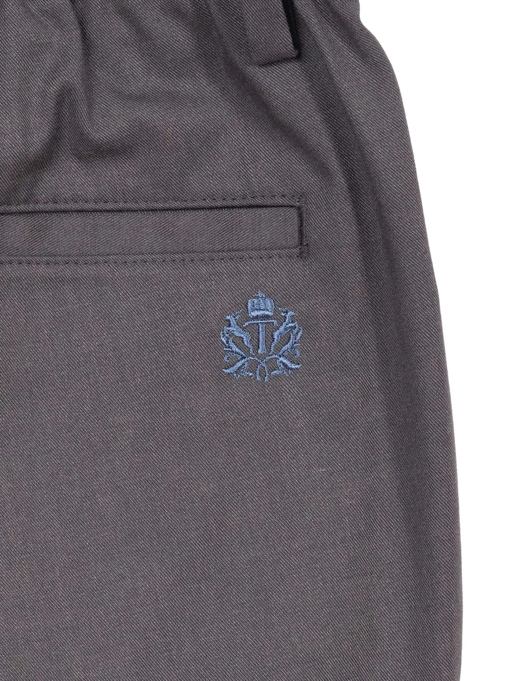 TAKEO KIKUCHI MEN GREY TWILL UV PROTECTION ELEPHAR EASY PANTS