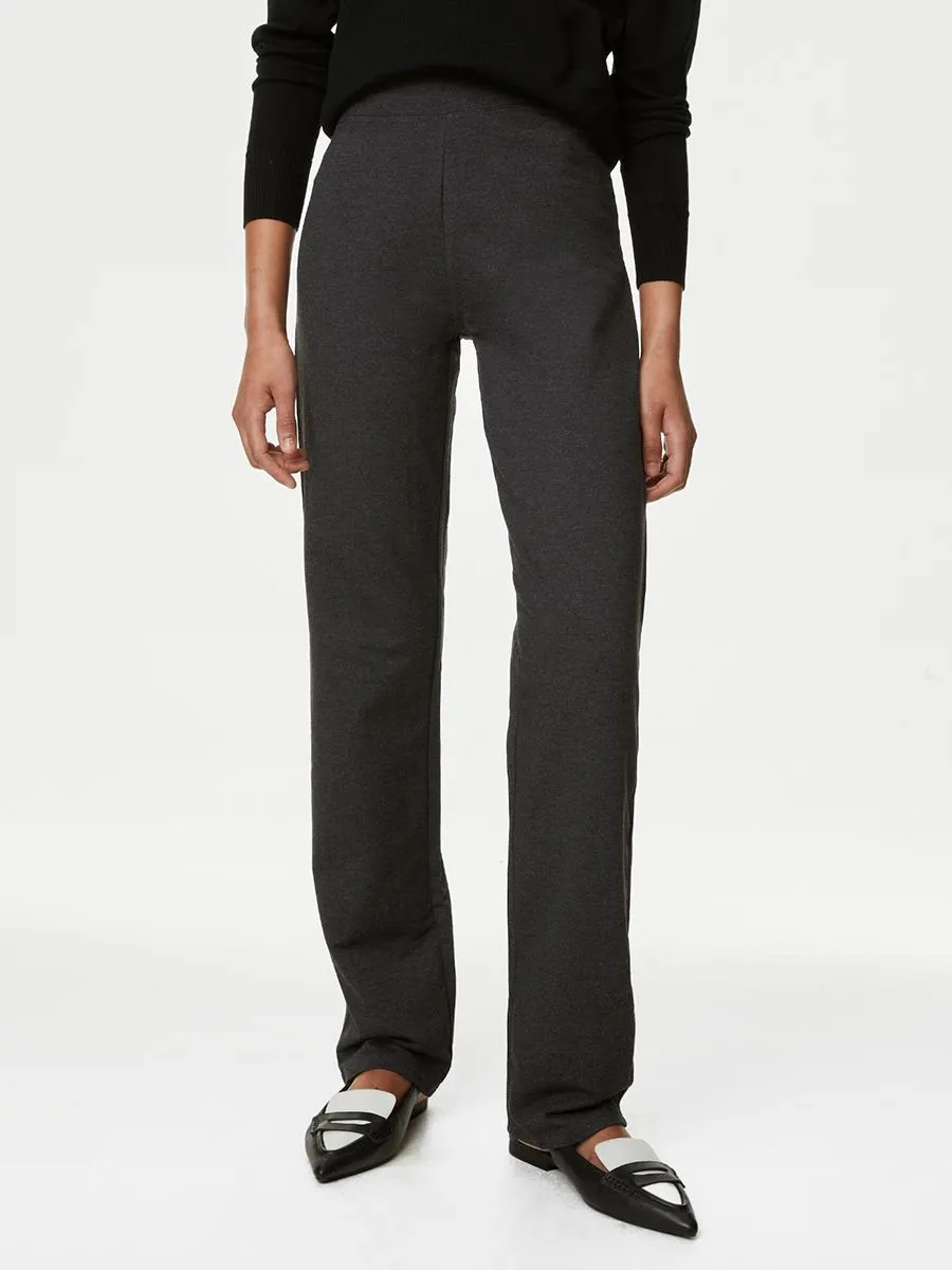 MARKS & SPENCER Women Joggers Straight Leg Cotton Rich