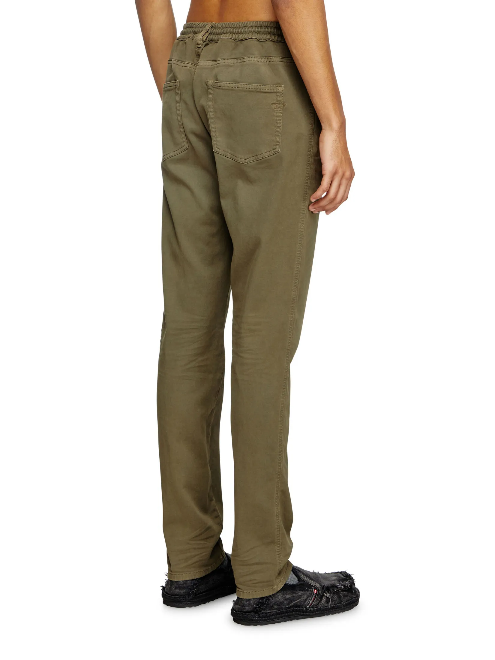 DIESEL Men Jeans Pants 2062 D-STRUKT-B JOGG Sweat jea Deep green