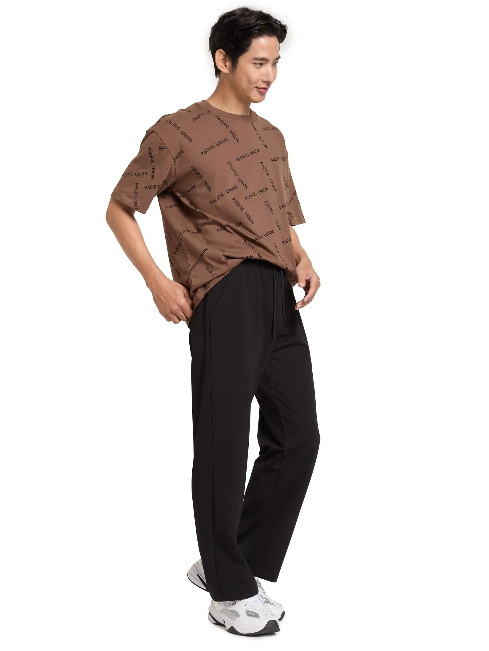 PACIFIC UNION Men Joggers With Wide Legs