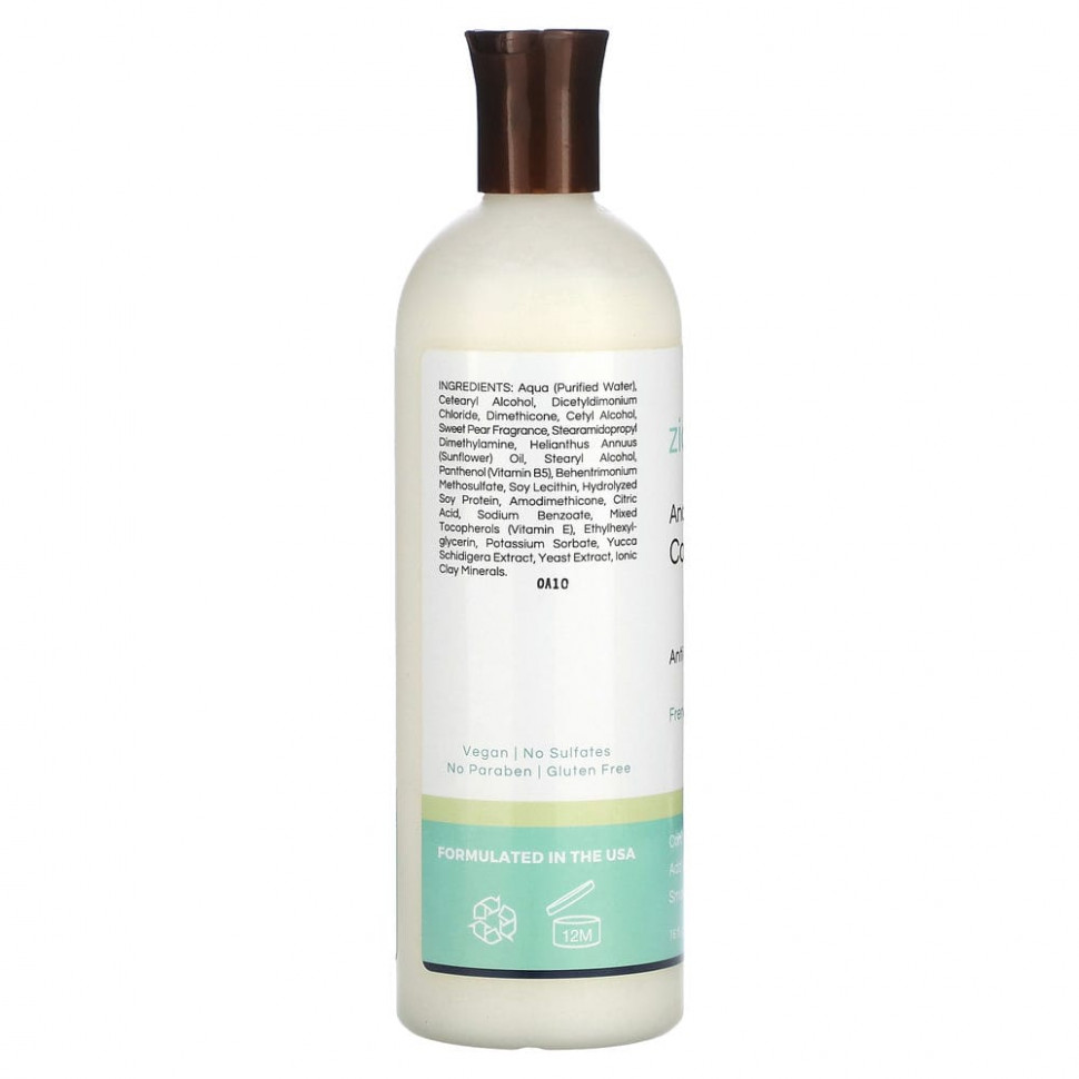 Zion Health, Ancient Minerals, кондиционер, формула против пушения, французская груша, 473 мл (16 унций)