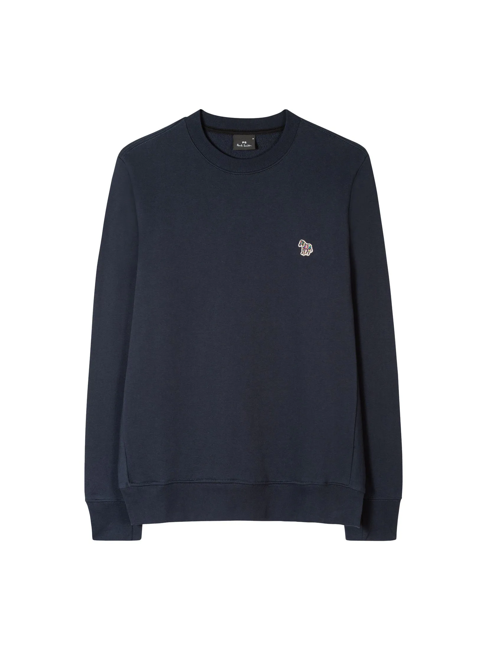 PAUL SMITH Sweatshirts Mens M2R-027R-KZEBRA-49 Mens Reg Fit Sweatshirt Zebra Very Dark Navy