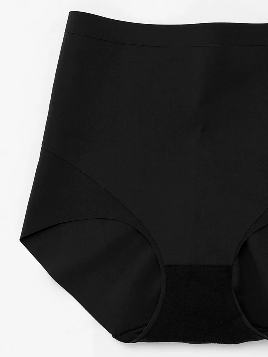 SABINA Seamless Shapewear Mid Waisted Panty - Black